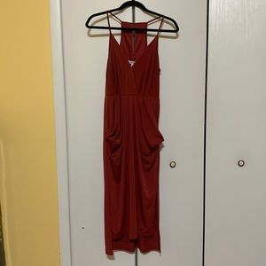 BCBGeneration drape racerback dress